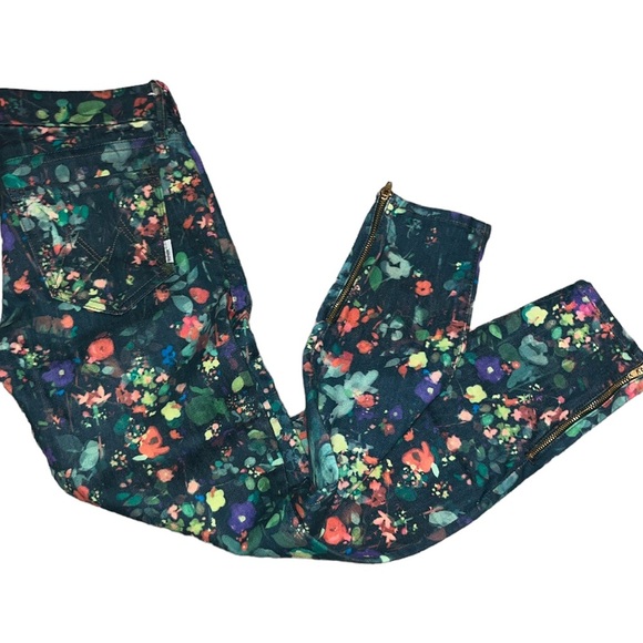 MOTHER The Looker Ankle Zip Jeans in Magical Forest - Picture 6 of 7